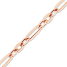 Load image into Gallery viewer, Bulk / Spooled Diamond Cut Cable Figaro Chain in 14K Rose Gold (1.60 mm)