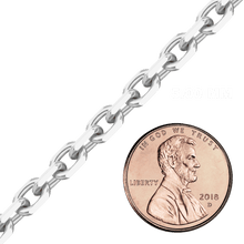 Load image into Gallery viewer, Bulk / Spooled Diamond Cut Cable Chain in Sterling Silver (0.80 mm - 7.50 mm)