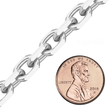 Load image into Gallery viewer, Bulk / Spooled Diamond Cut Cable Chain in Sterling Silver (0.80 mm - 7.50 mm)