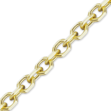 Load image into Gallery viewer, Bulk / Spooled Diamond Cut Round Cable Chain in 14K & 18K Yellow Gold (1.05 mm - 3.00 mm)
