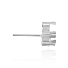 Load image into Gallery viewer, ITI NYC Three Round Stone Cluster Earrings