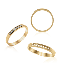 Load image into Gallery viewer, ITI NYC 7 Round Stone Anniversary Channel Style