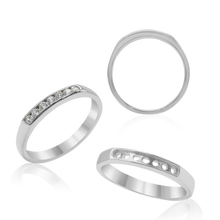 Load image into Gallery viewer, ITI NYC 7 Round Stone Anniversary Channel Style