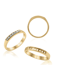 Load image into Gallery viewer, ITI NYC 7 Round Stone Anniversary Channel Style