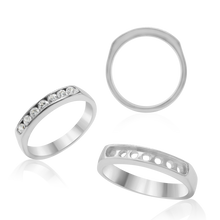 Load image into Gallery viewer, ITI NYC 7 Round Stone Anniversary Channel Style