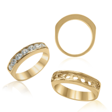 Load image into Gallery viewer, ITI NYC 7 Round Stone Anniversary Channel Style