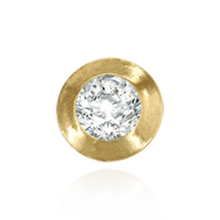 Load image into Gallery viewer, 14K Gold ITI NYC Pre-Seated Round Bezel Earrings