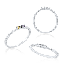 Load image into Gallery viewer, 3 Stone Anniversary Band