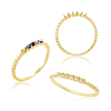 Load image into Gallery viewer, 5 Stone Anniversary Band