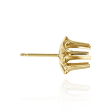 Load image into Gallery viewer, 14K Gold ITI NYC Round Buttercup Earrings