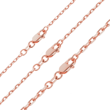Load image into Gallery viewer, Essex St. Elongated Cable Necklace in 14K Rose Gold