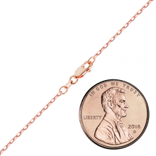 Load image into Gallery viewer, Essex St. Elongated Cable Necklace in 14K Rose Gold