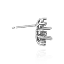 Load image into Gallery viewer, ITI NYC Pear Cluster Earrings with Push Post