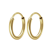 Load image into Gallery viewer, The Hudson Hoop in 14K Yellow Gold