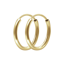 Load image into Gallery viewer, The Hudson Hoop in 14K Yellow Gold