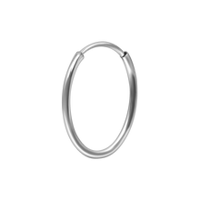 Load image into Gallery viewer, The Hudson Hoop in Sterling Silver