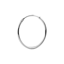 Load image into Gallery viewer, The Hudson Hoop in Sterling Silver