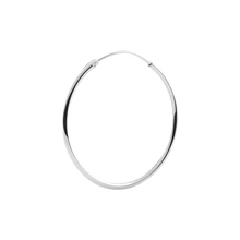 Load image into Gallery viewer, The Hudson Hoop in Sterling Silver