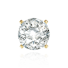 Load image into Gallery viewer, 14K Gold ITI NYC Round Four Prong Pre-Cut Earring Settings