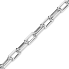 Load image into Gallery viewer, Bulk / Spooled Elongated Diamond Cut Cable Chain in Sterling Silver (1.80 mm - 2.50 mm)
