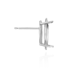 Load image into Gallery viewer, ITI NYC Marquise Shape Four Prong Basket Earrings