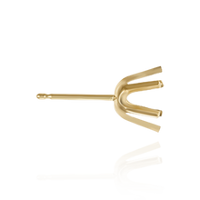 Load image into Gallery viewer, 14K Gold ITI NYC Round Six Prong Earrings