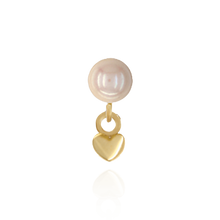 Load image into Gallery viewer, ITI NYC Pearl Cup Earrings with Peg and Ring