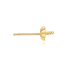 Load image into Gallery viewer, Pearl Cup Earrings with Peg