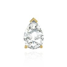 Load image into Gallery viewer, 14K Gold ITI NYC Pear Shape V-End Filigree Earrings