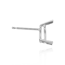 Load image into Gallery viewer, ITI NYC Pear Shape V-End Basket Earrings