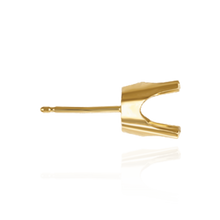 Load image into Gallery viewer, 14K Gold, 18K Gold, Platinum ITI NYC Round Four Prong Quality Weight Earrings