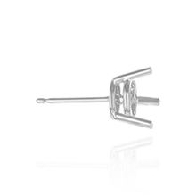 Load image into Gallery viewer, ITI NYC Round Three-Prong Basket Earrings