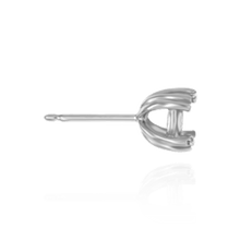 Load image into Gallery viewer, ITI NYC Round Four Prong Twin Wire Earrings