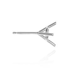 Load image into Gallery viewer, ITI NYC Round Three Prong Martini Earrings