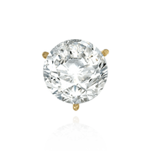 Load image into Gallery viewer, 14K Gold, 18K Gold, Platinum ITI NYC Round Three Prong Martini Earrings