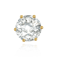 Load image into Gallery viewer, 14K Gold ITI NYC Round Six Prong Basket Earrings