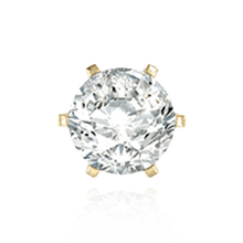 Load image into Gallery viewer, 14K Gold ITI NYC Round Six Prong Earrings