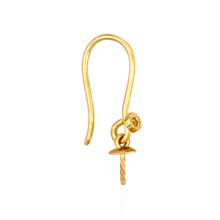Load image into Gallery viewer, ITI NYC Accented Shepherd Hook with 4 mm Cup (23 x 9 mm)