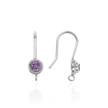 Load image into Gallery viewer, ITI NYC Ear Wires (.027" with 4mm CZ Included)