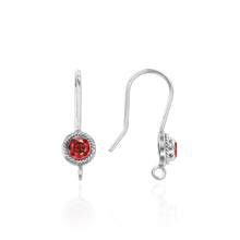 Load image into Gallery viewer, ITI NYC Ear Wires (.027" with 4mm CZ Included)
