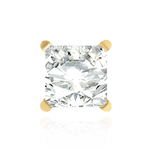 Load image into Gallery viewer, 14K Gold ITI NYC Square Four Prong Martini Earrings