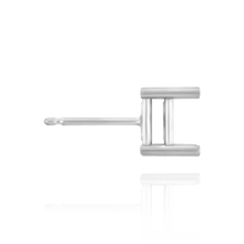 Load image into Gallery viewer, ITI NYC Square Four Prong Basket Earrings (Metal Mold)