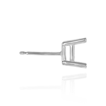 Load image into Gallery viewer, ITI NYC Square Four Prong Basket Earrings