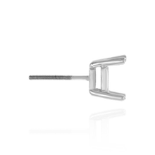 Load image into Gallery viewer, ITI NYC Square Four Prong Basket Earrings