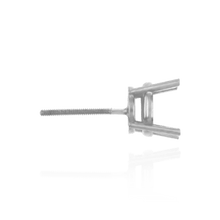 Load image into Gallery viewer, ITI NYC Round Four Prong Medium Weight Basket Earrings with Screw Post