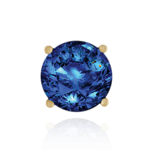 Load image into Gallery viewer, 14K Gold ITI NYC Round Four Prong Medium Weight Basket Earrings with Screw Post