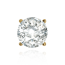 Load image into Gallery viewer, 14K Gold ITI NYC Round Four Prong Martini Earrings