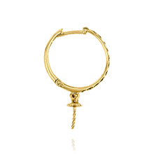 Load image into Gallery viewer, ITI NYC Round Click-In Leverback with 6 mm Cup (26 x 16 mm)