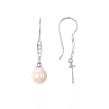 Load image into Gallery viewer, ITI NYC Shepherd Hook with 6 mm Pearl Cup (23 x 9 mm)