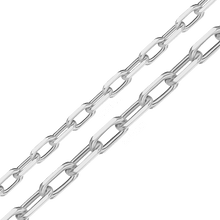Load image into Gallery viewer, Bulk / Spooled Elongated Diamond Cut Cable Chain in Sterling Silver (1.80 mm - 2.50 mm)